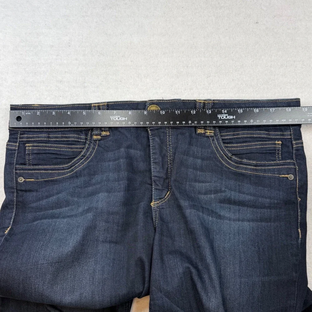Democracy AB Tech Dark Wash Skinny Jeans‎ Womens 16 Blue Denim Stretch Classic